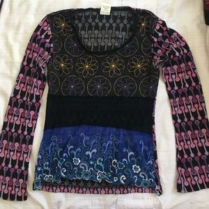 Custo long sleeve top